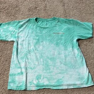 Magnolia Kids Green Tie-Dye Short Sleeve Tee